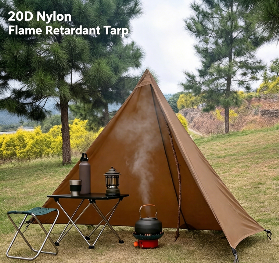 Camping Cooking Windbreak - 210g 20D Nylon Ultralight Camping Stove