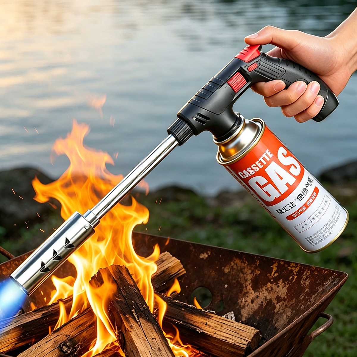 Camping Cooking Torch - Extended Butane Torch Long Tube Gas