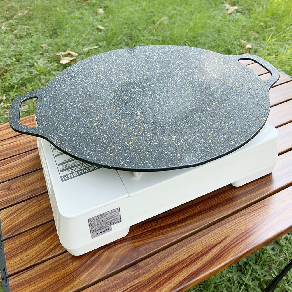 Camping Cooking Wok - Oil Frying Baking Pan Non-stick Pancake
