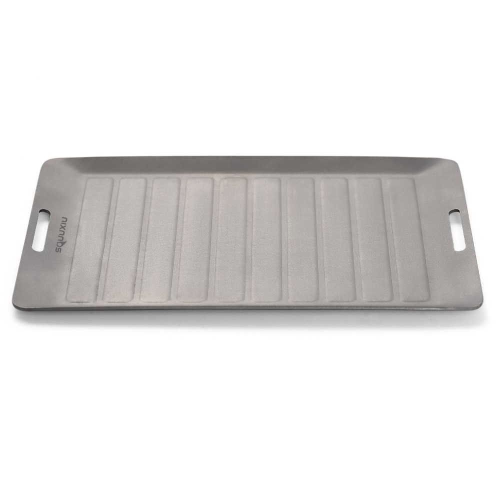 Camping Cooking Wok - Durable Titanium Camping Grill Pan Lightweight