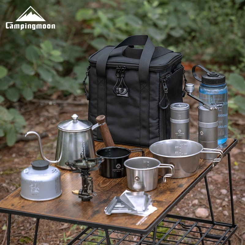 Camping Cooking Backpack - CAMPINGMOON BKXD-5F-B Small Card Stove Gas