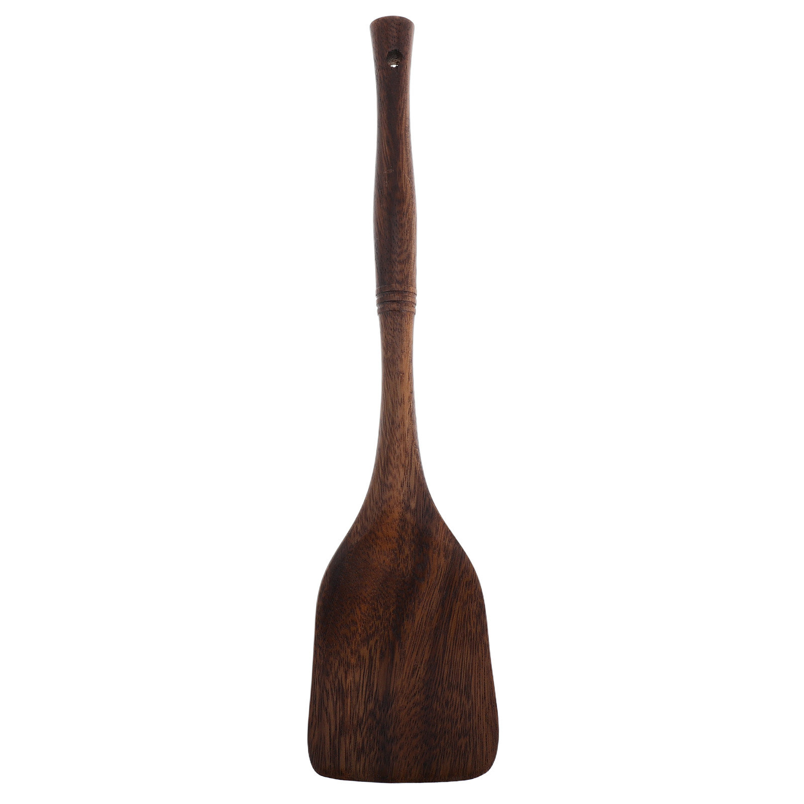 Camping Cooking Wok - Wooden Cooking Utensils Long Handle Flat