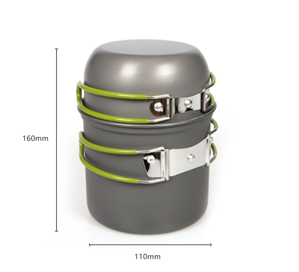 Ultralight Camping Pot Set: Ca - Camping Cooking And Eating avaliação e preço
