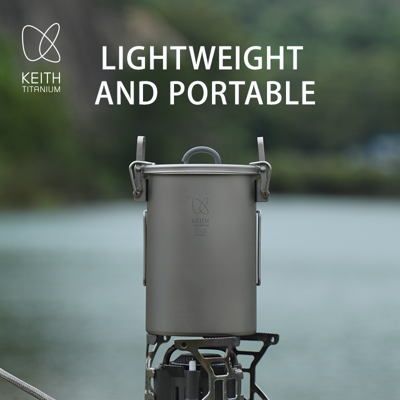 KEITH Pure Titanium Rice Cooke - Camping Cooking Rice avaliação e preço