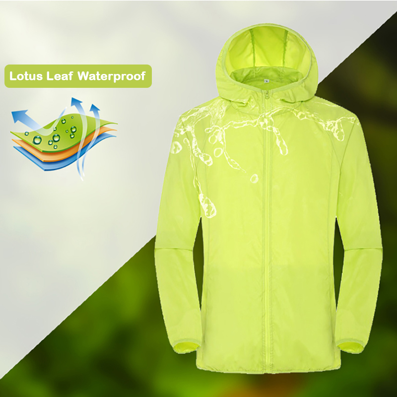 Men Women Hiking Jacket Waterp - Camping Cooking Windbreak avaliação e preço