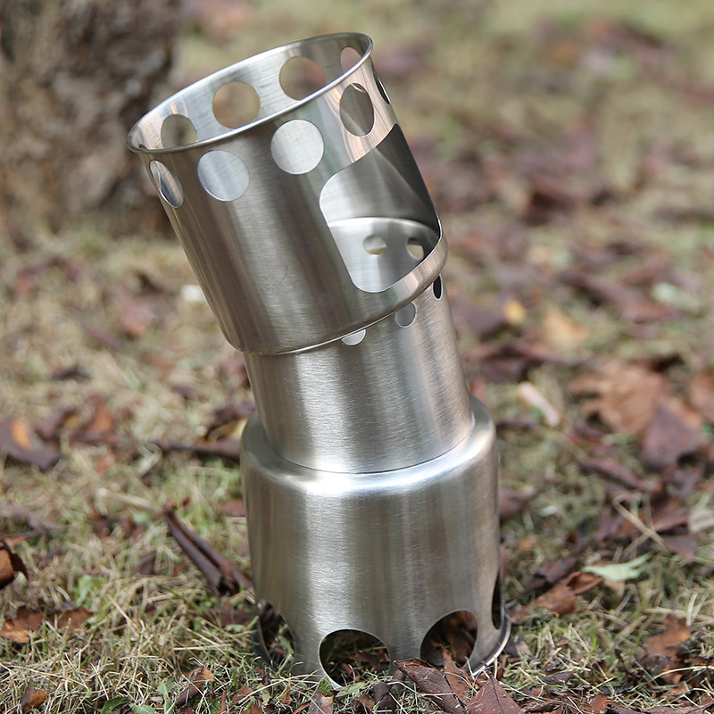 Popular Camping Steel Wood Sto - Camping Cooking Options avaliação e preço