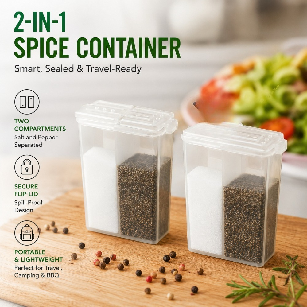 Multi-use 2in1 Spice Jar 2/4/6 - Camping Cooking Options avaliação e preço