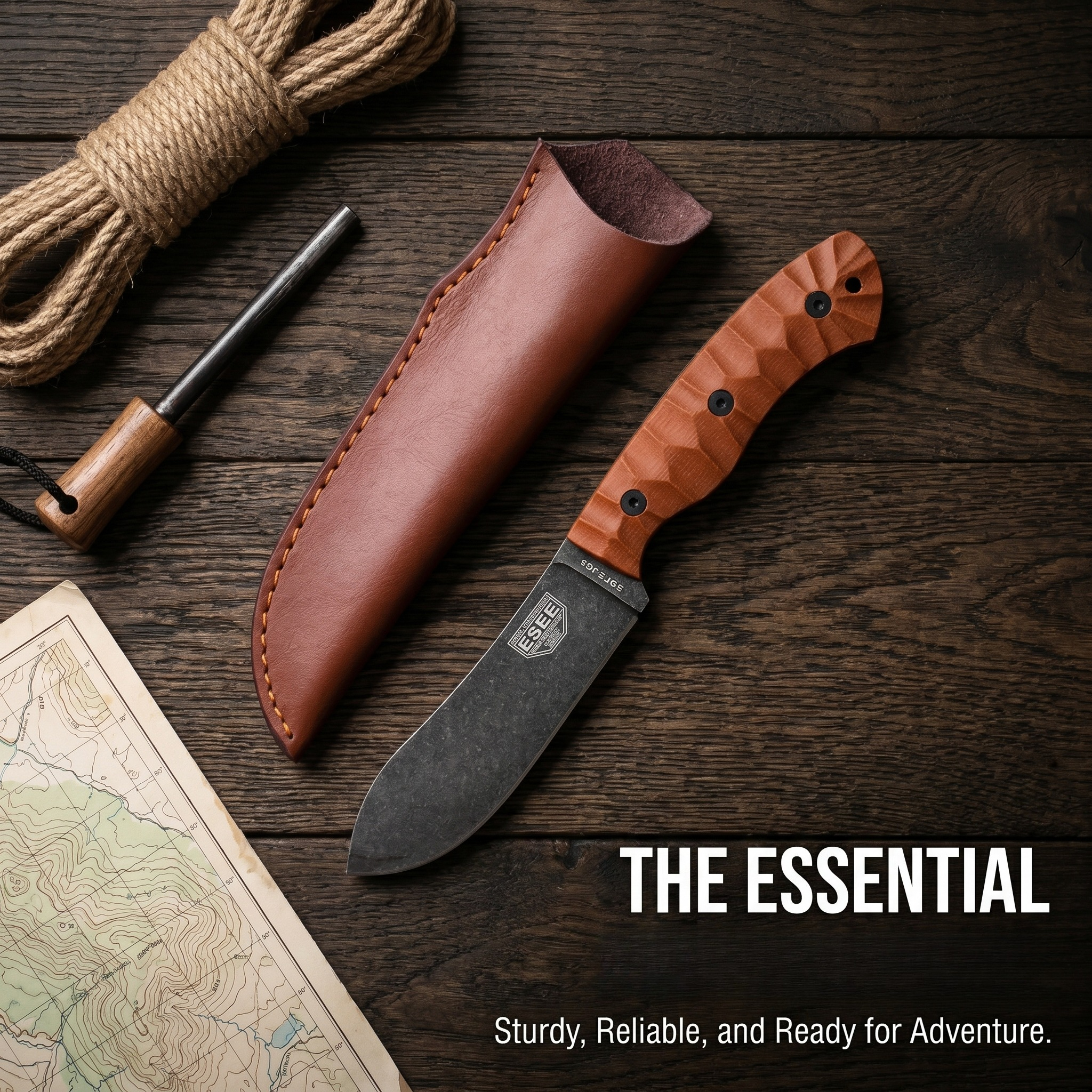 JG5 Fixed Blade with Sheath Ju - Camping Cooking Knives avaliação e preço