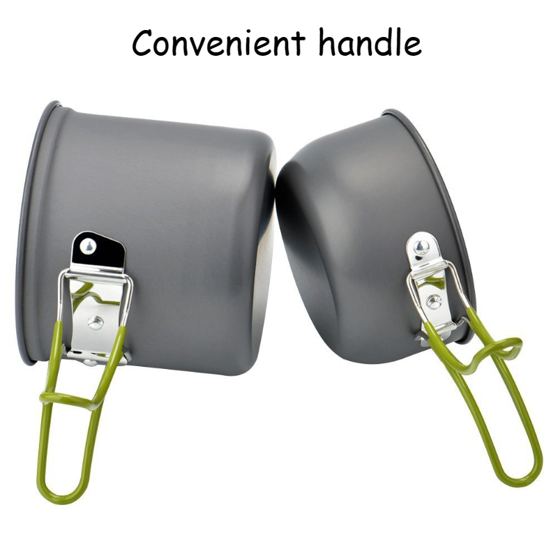 Outdoor Portable Camping Cookw - Camping Lightweight Cooking Pot avaliação e preço