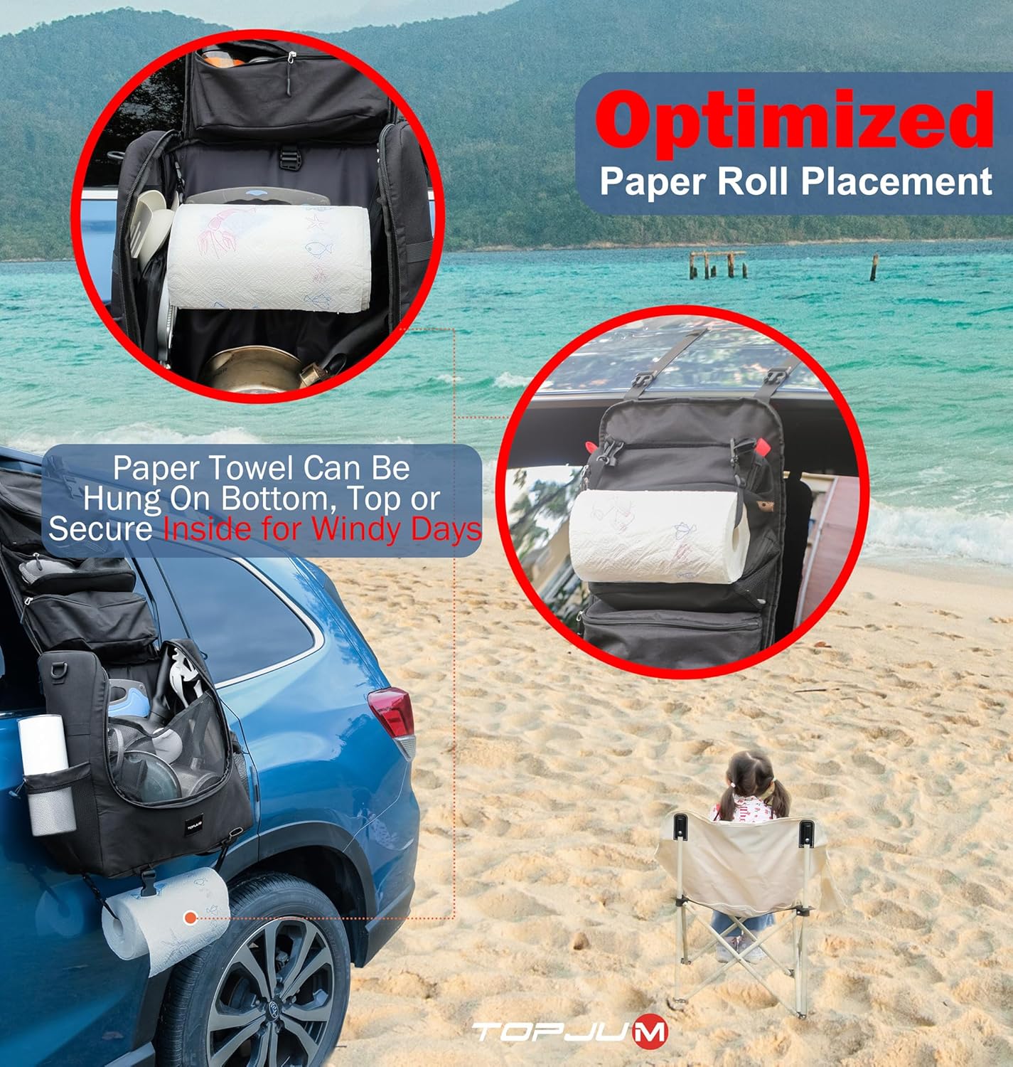 Camp Kitchen Organizer, Multi- - Camping Cooking Caddy avaliação e preço