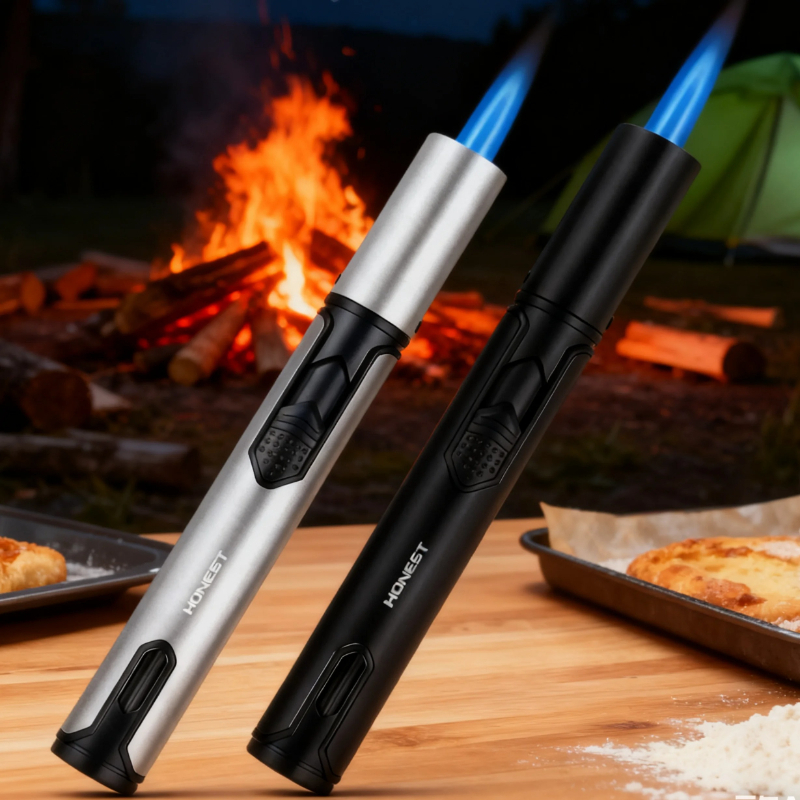 Metal Pen-Style Torch Lighter  - Camping Cooking Torch avaliação e preço