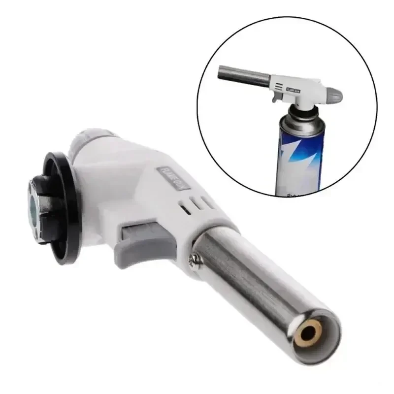 Portable Metal Flame Gun Butan - Camping Cooking Torch avaliação e preço