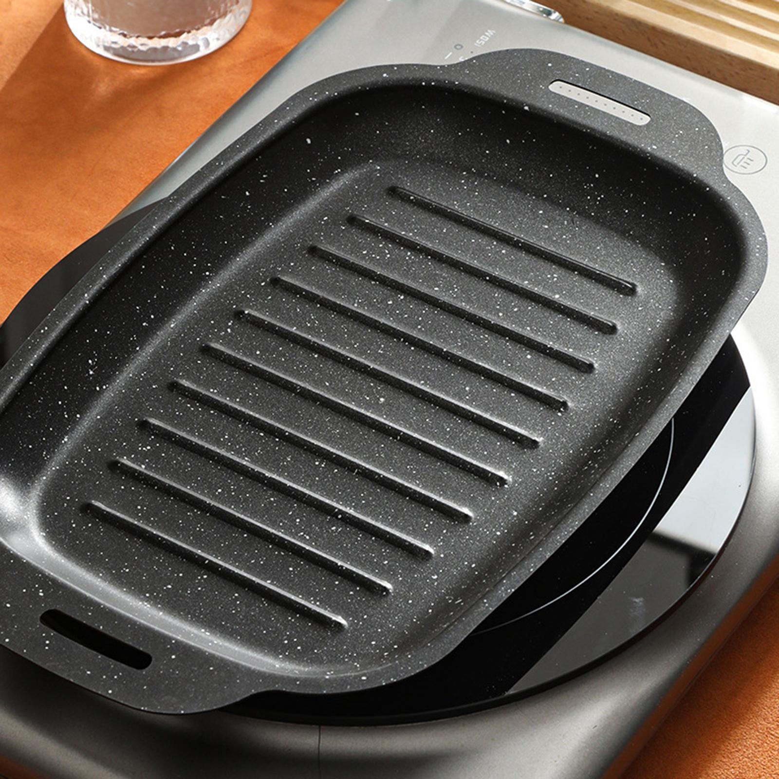 BBQ Pan Nonstick Carbon Steel  - Camping Cooking Wok avaliação e preço