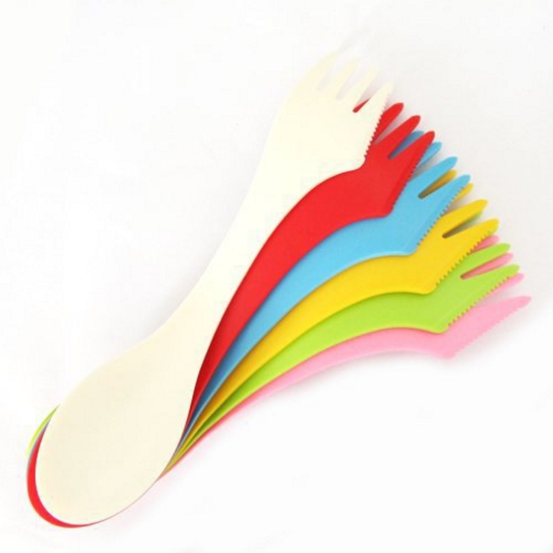 6PCS 3-in-1 Camp Utensils Set  - Camping Cooking And Eating avaliação e preço