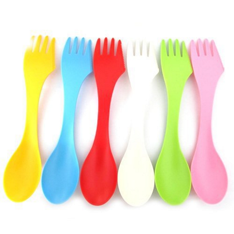 6PCS 3-in-1 Camp Utensils Set  - Camping Cooking And Eating avaliação e preço
