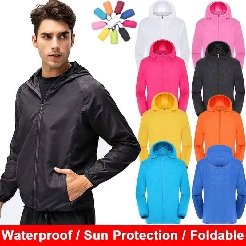Men Women Waterproof Jacket Wi - Camping Cooking Windbreak avaliação e preço
