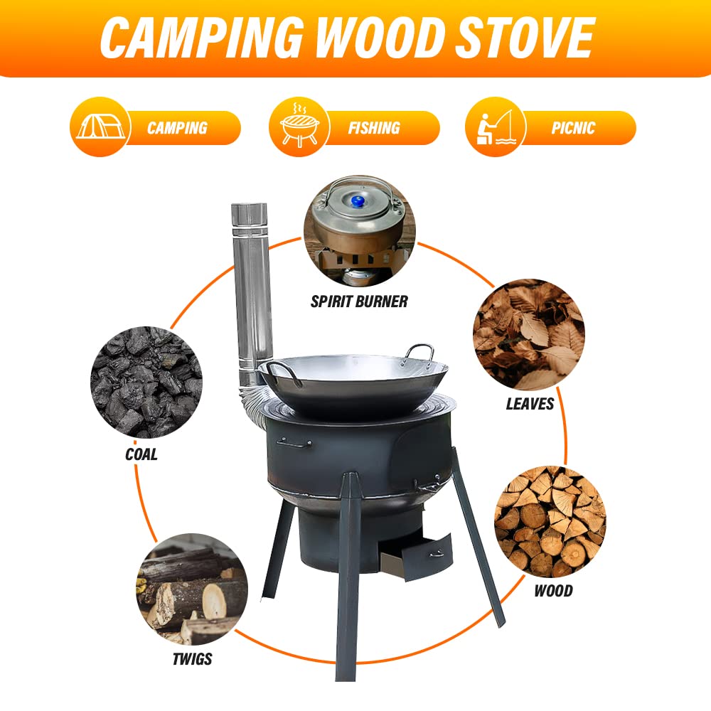 68cm Portable Detachable Outdo - Camping Cooking Hot Plate avaliação e preço