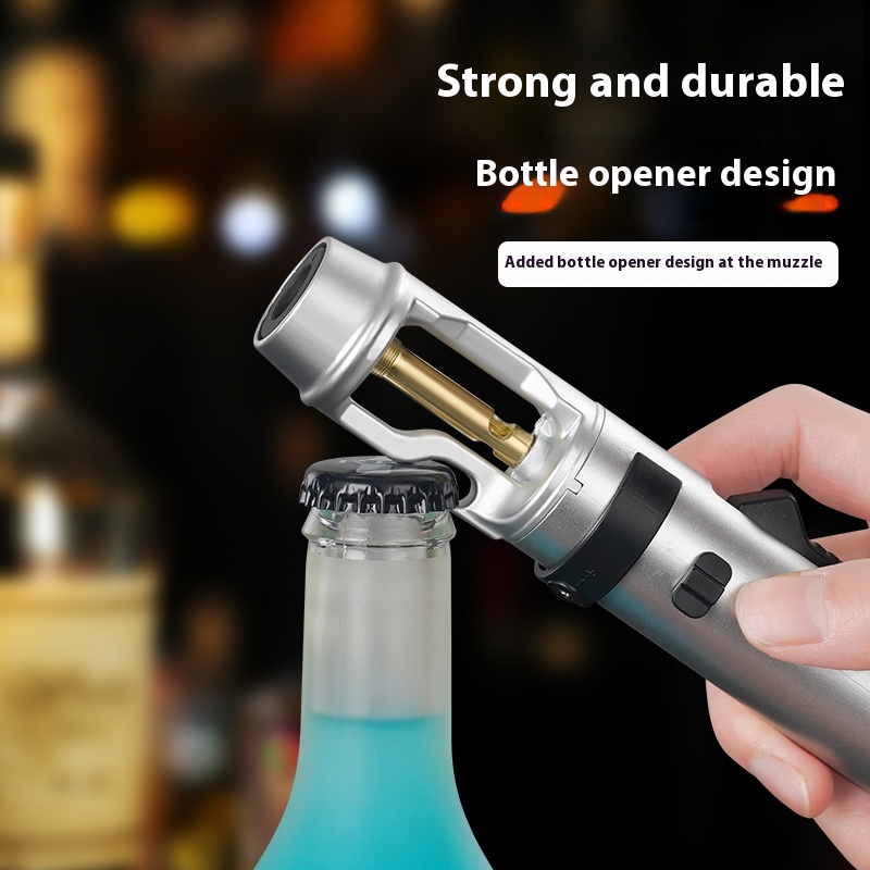 Metal Windproof Jet Flame Ligh - Camping Cooking Torch avaliação e preço