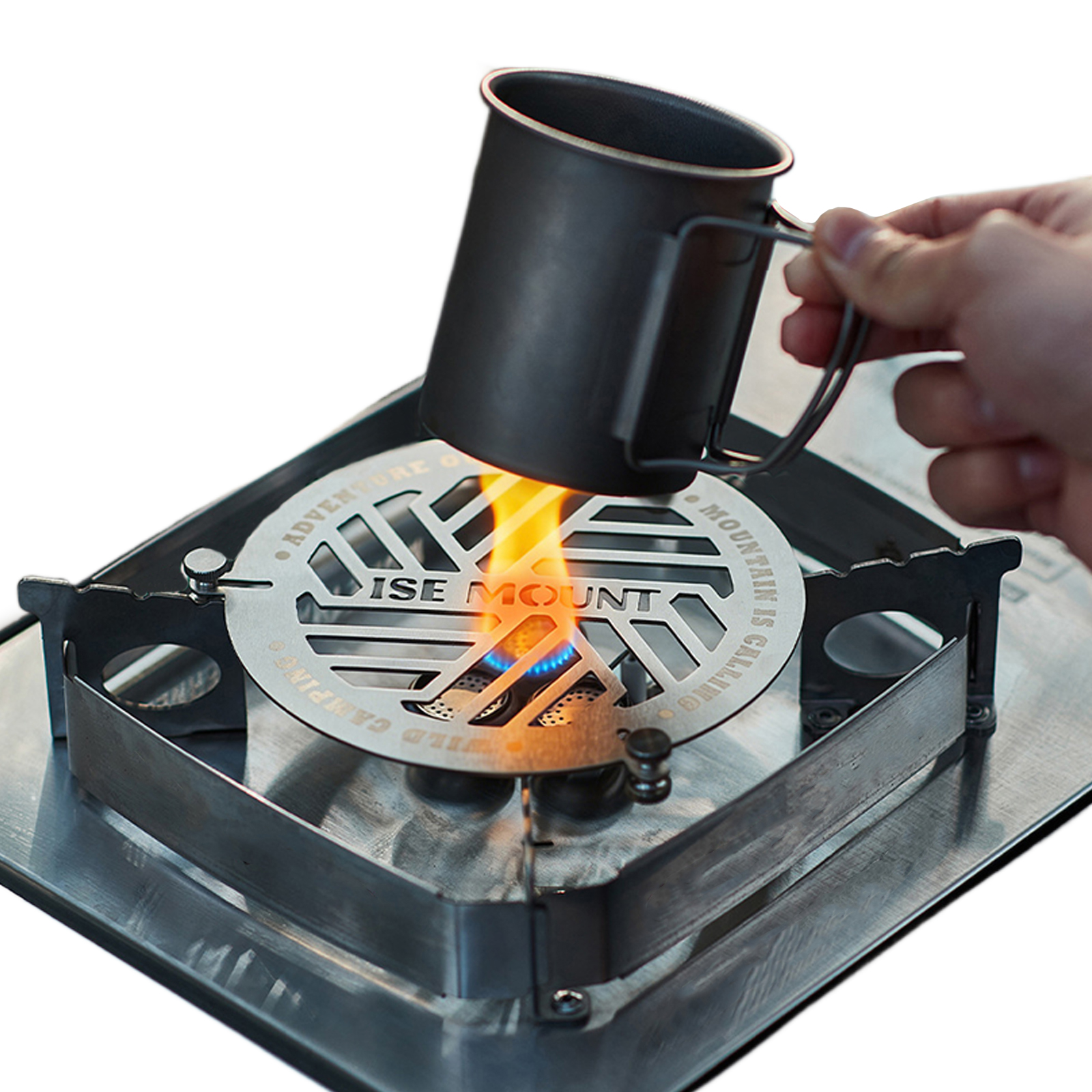 Stainless Steel Roasting Rack  - Camping Lightweight Cooking Pot avaliação e preço