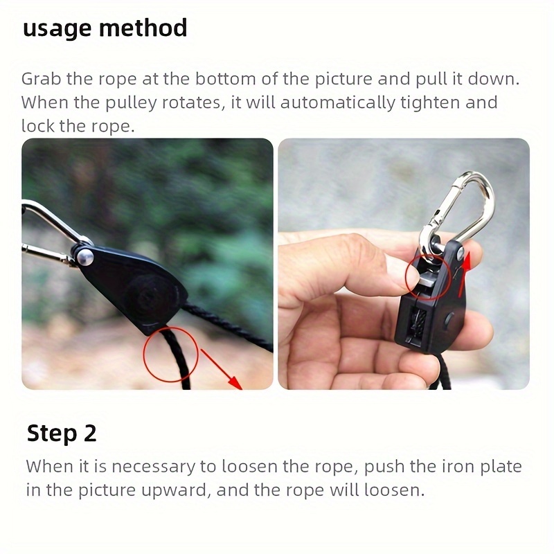 4mm*4m Camping Tent Tie Down R - Camping Cooking Hanger avaliação e preço