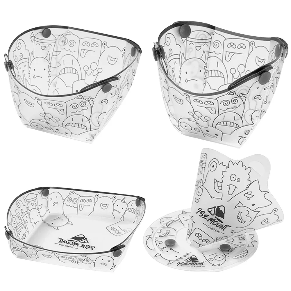 PP Foldable Dinnerware Portabl - Camping Cooking And Eating avaliação e preço
