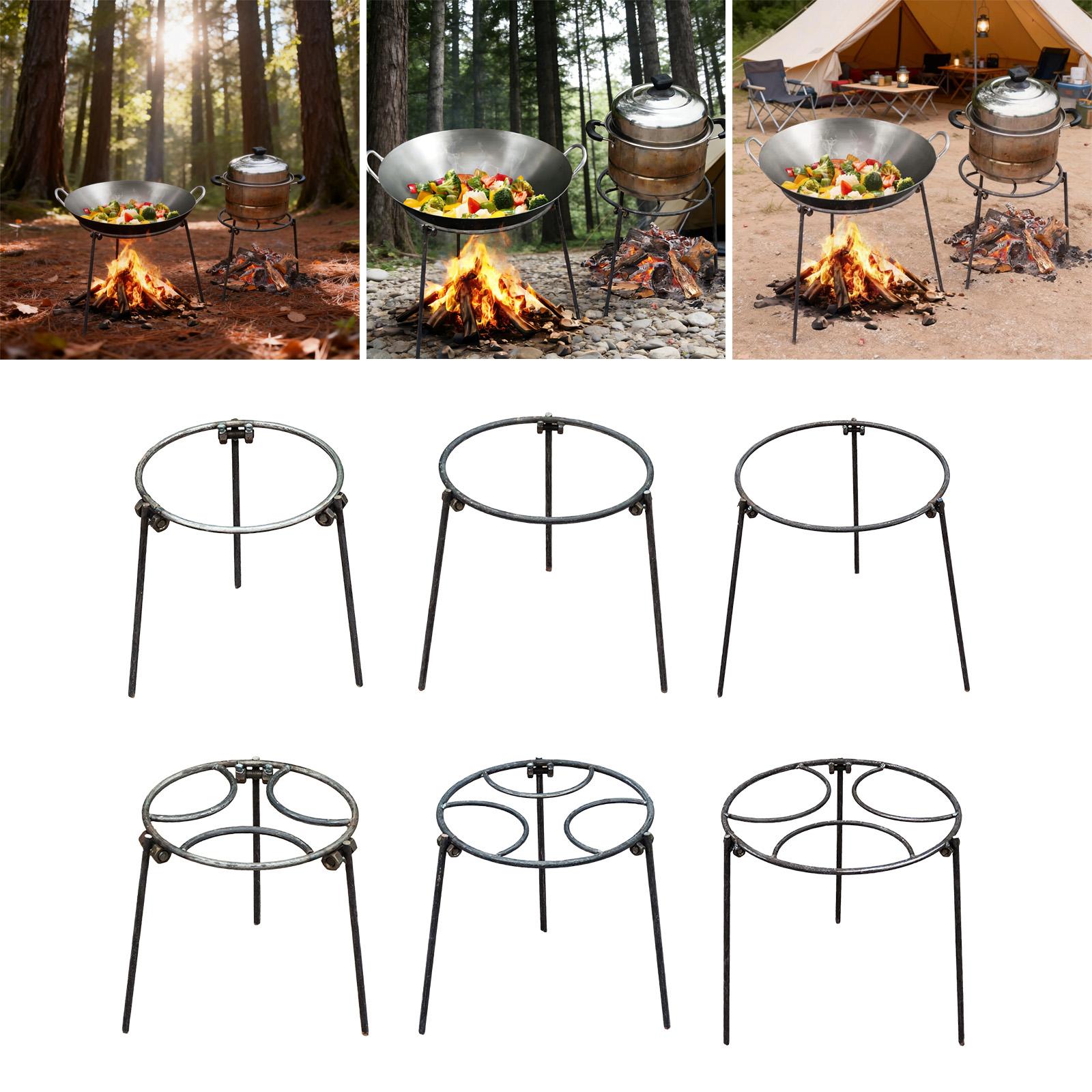 Campfire Tripod,Dutch Oven Mul - Camping Cooking Wok avaliação e preço