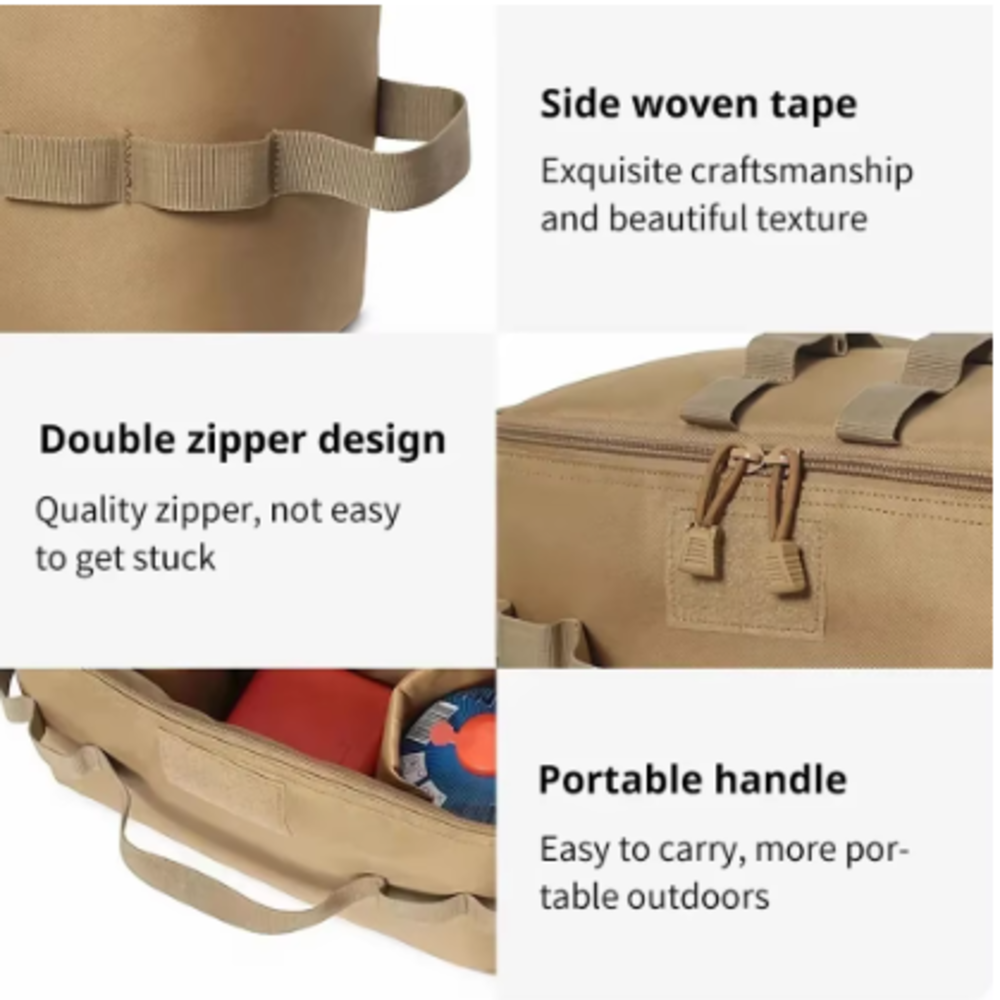 Outdoor Camping Gas Tank Stora - Camping Cooking Backpack avaliação e preço