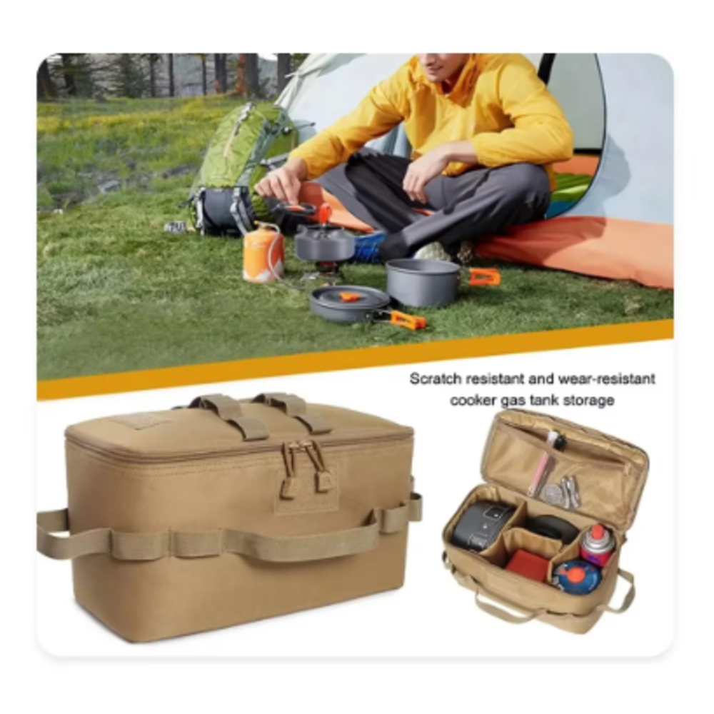 Outdoor Camping Gas Tank Stora - Camping Cooking Backpack avaliação e preço