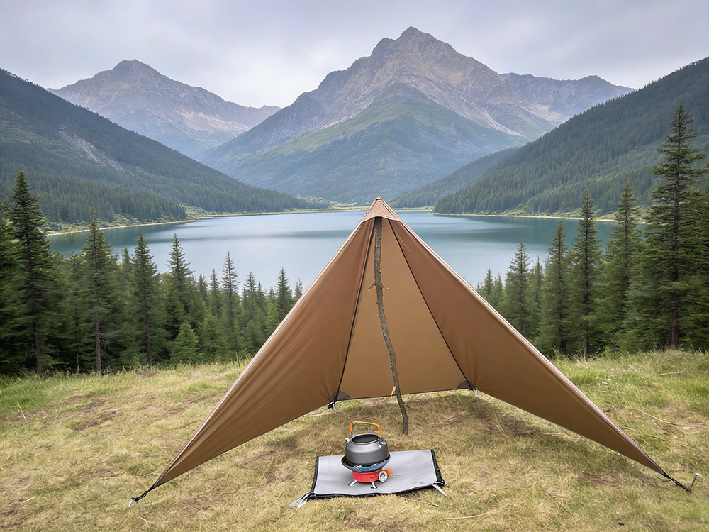 210g 20D Nylon Ultralight Camp - Camping Cooking Windbreak avaliação e preço