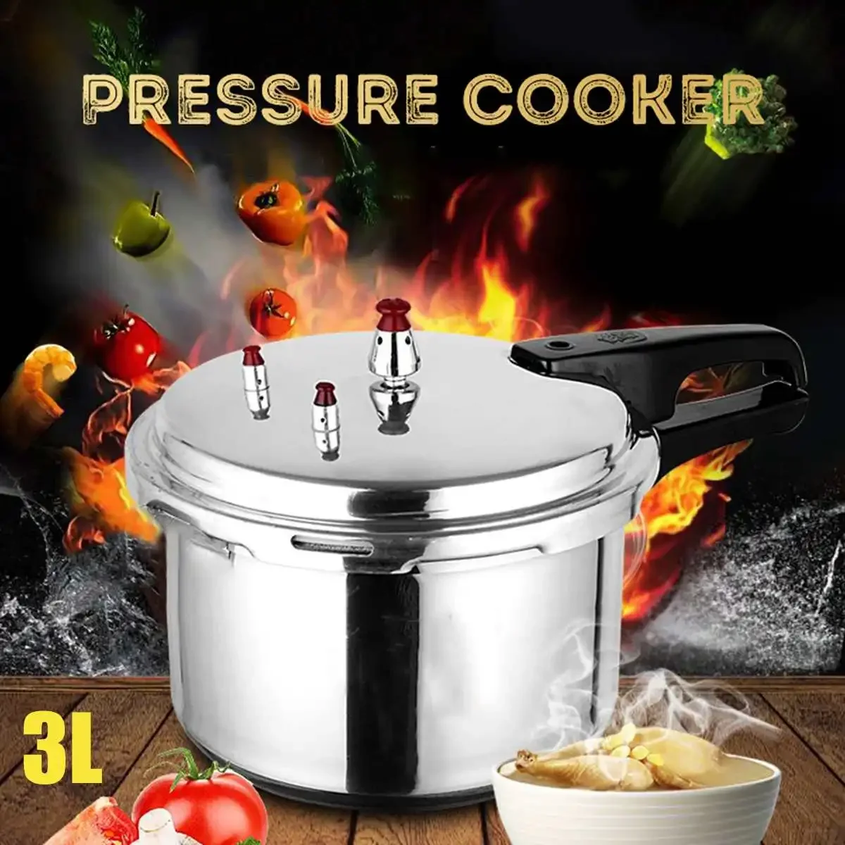 18/20/22/28cm Kitchen Pressure - Camping Cooking Rice avaliação e preço