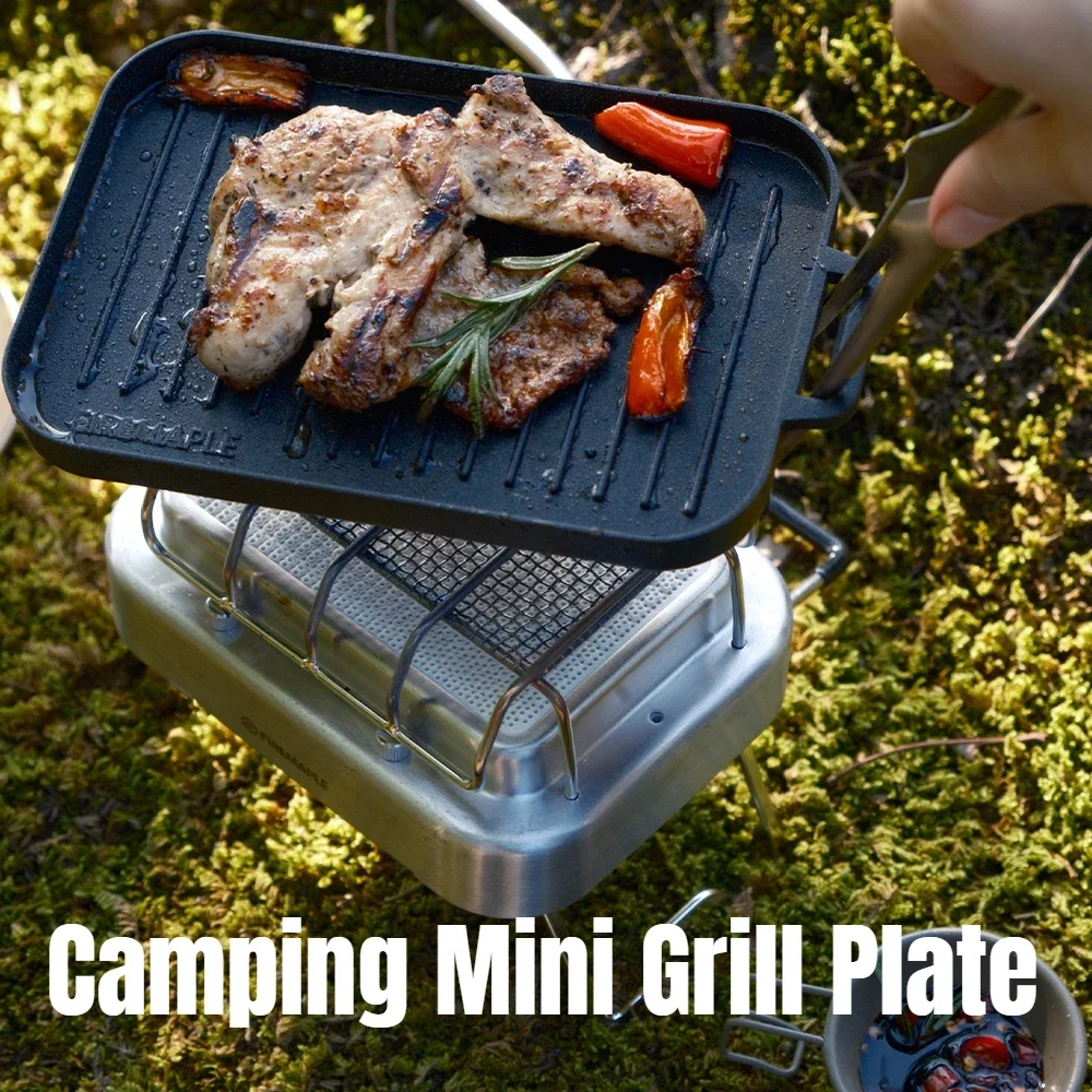 Mini Grill Plate Set Thickened - Camping Cooking Hot Plate avaliação e preço