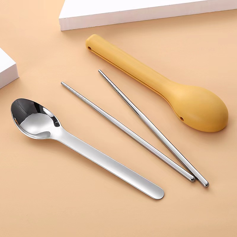 3-Piece Portable Flatware Pock - Camping Cooking Knives avaliação e preço