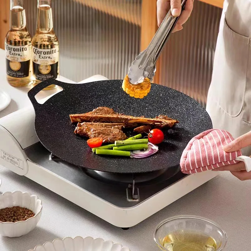 Portable Nonstick Frying Pan O - Camping Cooking Wok avaliação e preço