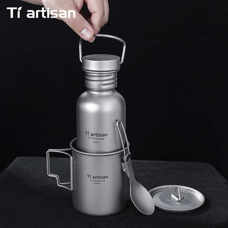Tiartisan Titanium Cookware 3- - Camping Cooking Backpack avaliação e preço