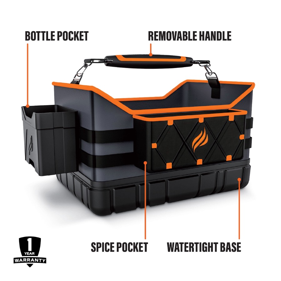 Portable Griddle Caddy for Con - Camping Cooking Caddy avaliação e preço