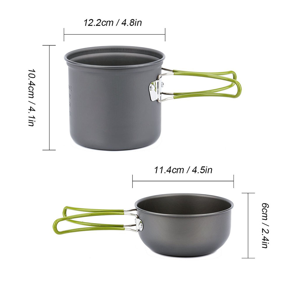 Ultralight Camping Pots Cookwa - Camping Cooking Rice avaliação e preço