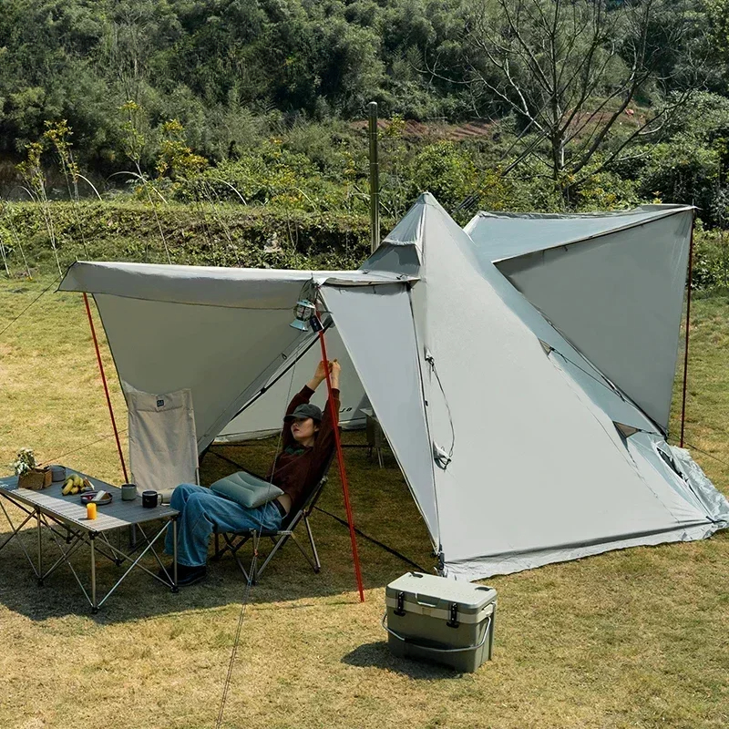 For New Pyramid Tent With Snow - Camping Cooking Snow avaliação e preço