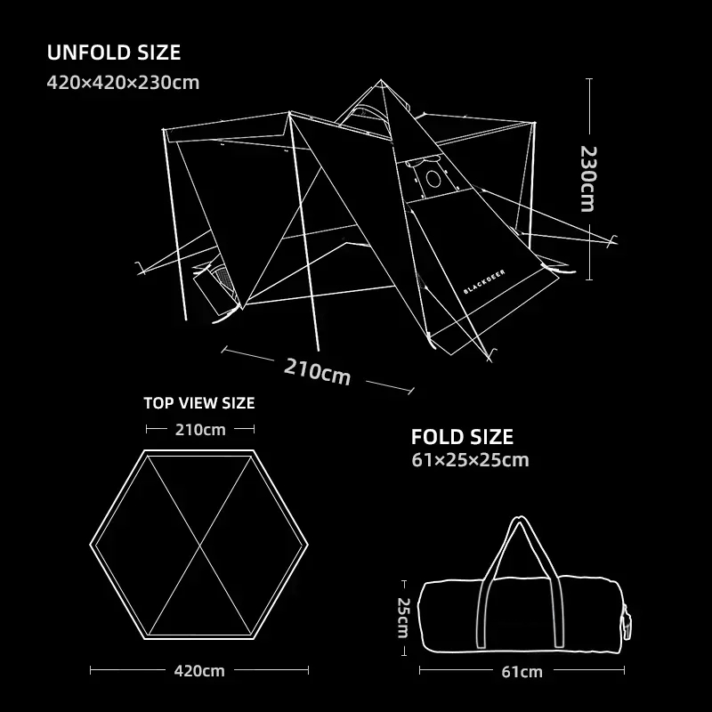 For New Pyramid Tent With Snow - Camping Cooking Snow avaliação e preço
