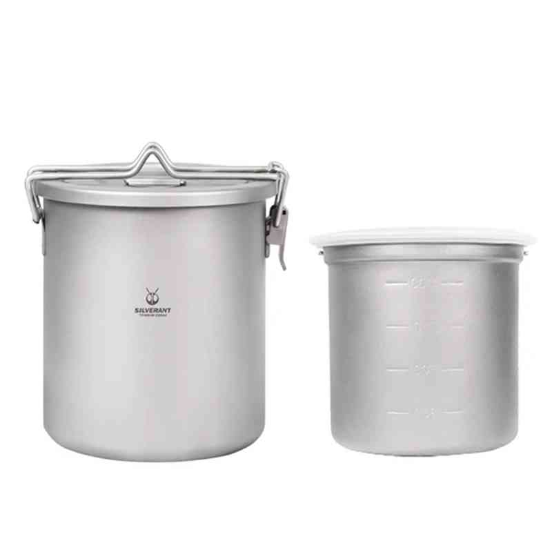 Silverant Camping Titanium Pot - Camping Cooking Rice avaliação e preço