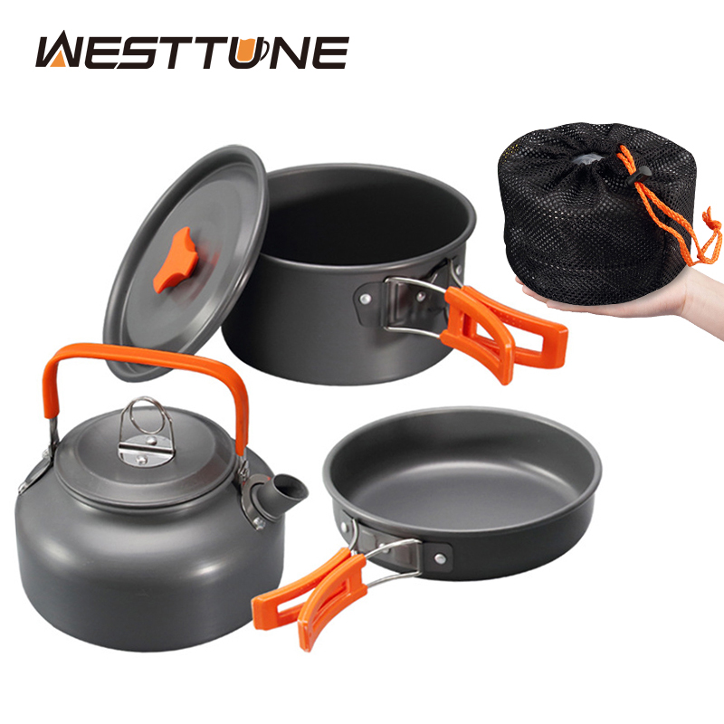 WESTTUNE Camping Cookware Kit  - Camping Cooking Wok avaliação e preço