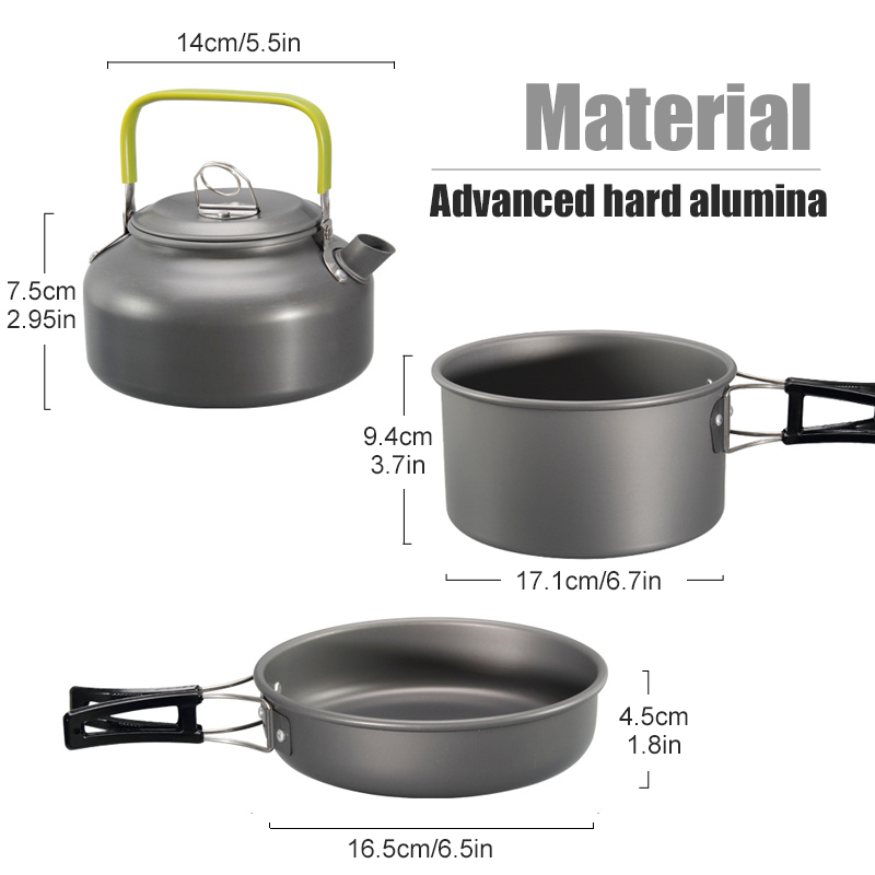 WESTTUNE Camping Cookware Kit  - Camping Cooking Wok avaliação e preço