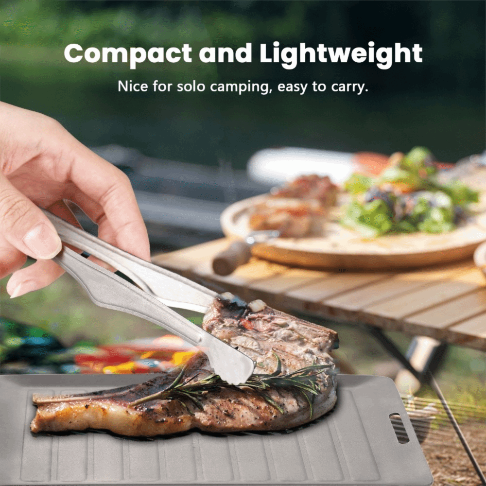 Durable Titanium Camping Grill - Camping Cooking Wok avaliação e preço