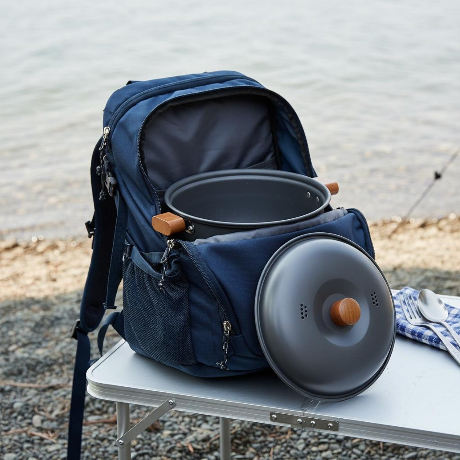 Outdoor Cooking Pot Large Capa - Camping Lightweight Cooking Pot avaliação e preço