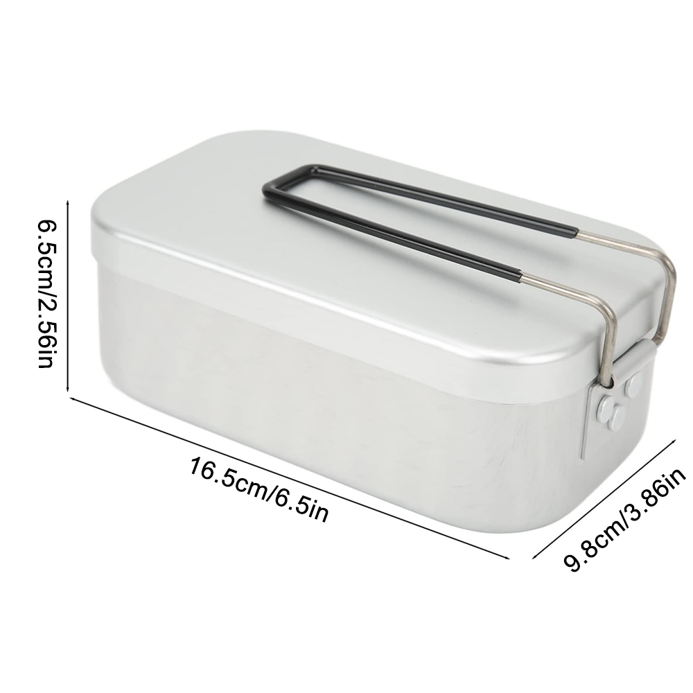 800ML Aluminum Lunch Boxes Out - Camping Cooking And Eating avaliação e preço