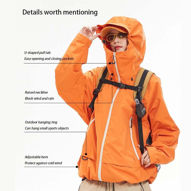New Men Waterproof Hiking Jack - Camping Cooking Windbreak avaliação e preço