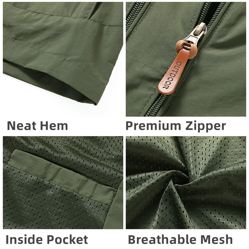 Waterproof Windbreaker Jackets - Camping Cooking Windbreak avaliação e preço