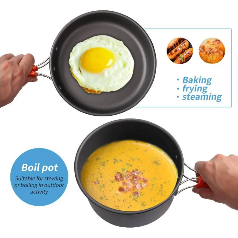 Camping Cooking Set, Outdoor K - Camping Cooking Rice avaliação e preço