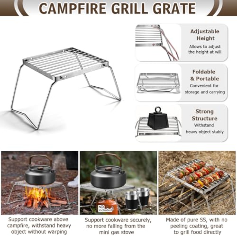 Camping cookware mess kit for  - Camping Cooking Backpack avaliação e preço