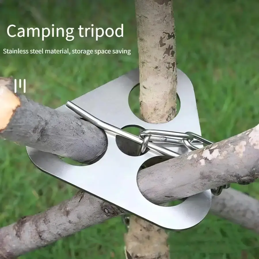 Stainless Steel Portable Campi - Camping Cooking Hanger avaliação e preço