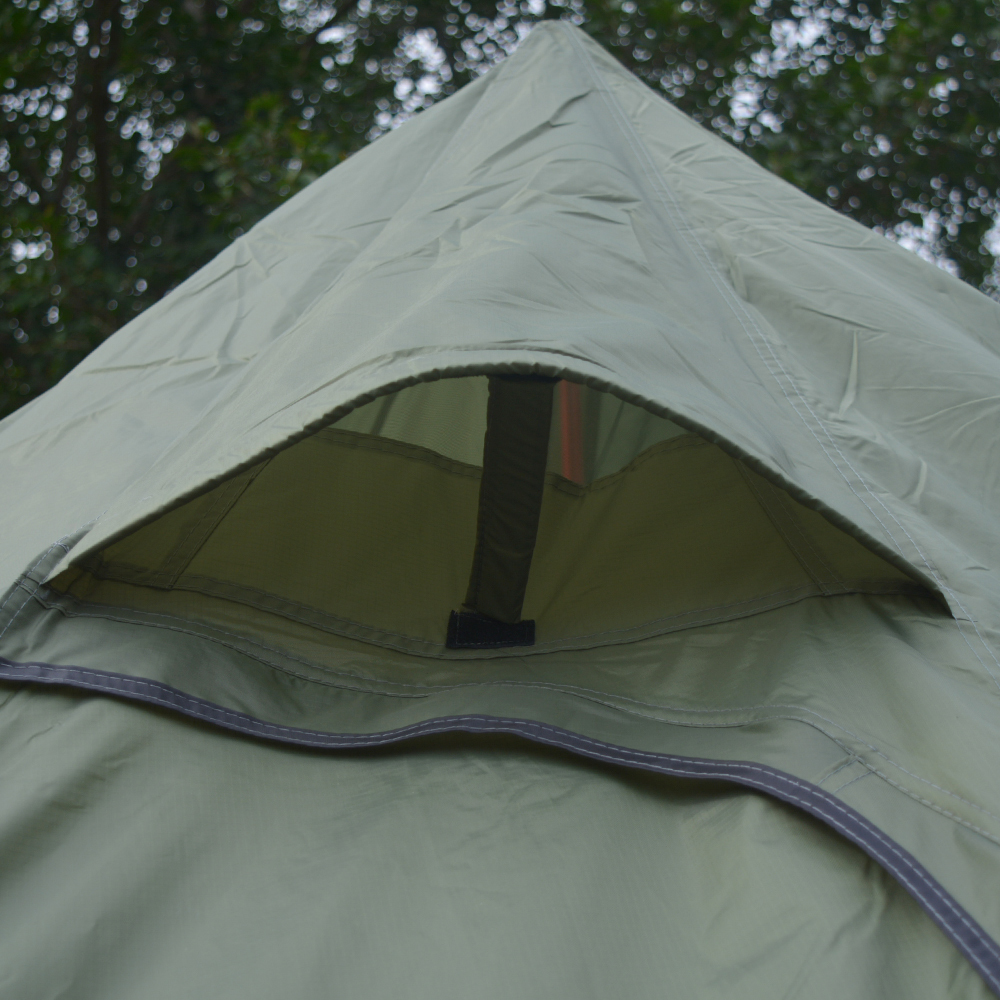 New Pyramid Tent With Snow Ski - Camping Cooking Snow avaliação e preço